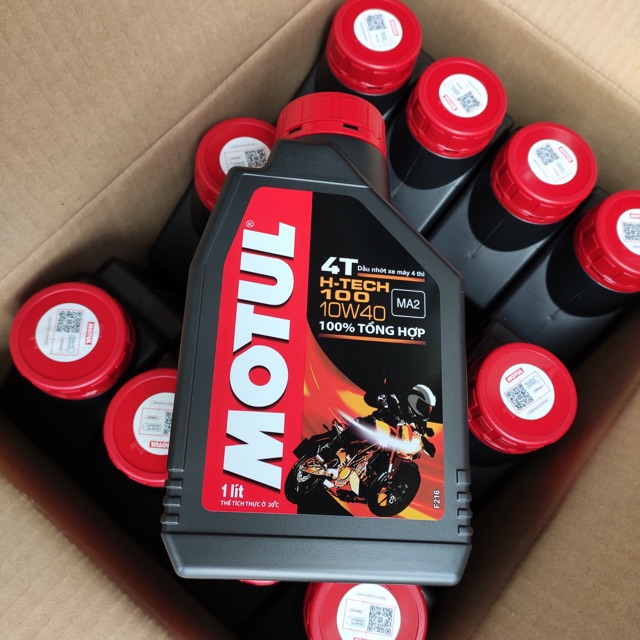 Nhớt xe số, côn tay Motul H-Tech 10w40