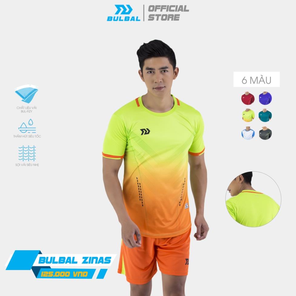Bộ Quần Áo Bóng Đá Bulbal Zinas Cao Cấp, Chất Vải Thun Mát Lạnh, Kiểu Dáng Mạnh Mẽ