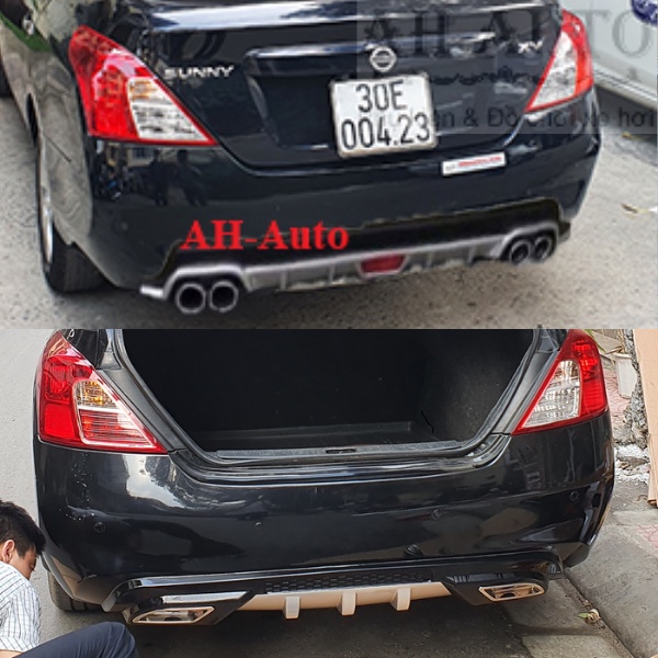 Lippo, Lip Chia Pô,Ốp Cản Sau Cho xe Nissan Sunny Hàng Cao Cấp Loại 1