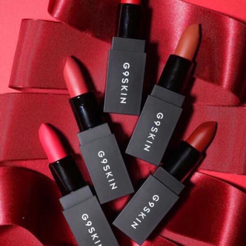 🔰 [GIÁ TỐT] 🔰SON THỎI G9 SIGNATURE 2 MÀU ĐỎ, ĐỎ CAM, SON MỊN, KHÔNG KHÔ MÔI, LÊN MÀU CHUẨN | BigBuy360 - bigbuy360.vn