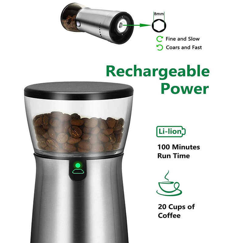 Máy Xay Cà Phê / Hạt Tiêu Chạy Điện 55g Tiện Dụng