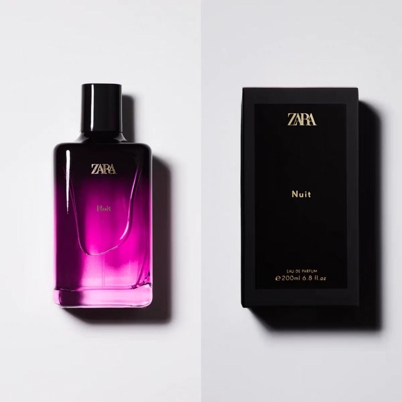 Order nước hoa ZARA BLACK AMBER & ZARA NUIT Special Edition Eau de Toilette bao bì mới