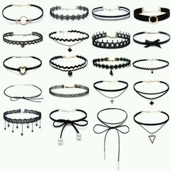Bộ vòng cổ tatoo chocker 12 mẫu mah