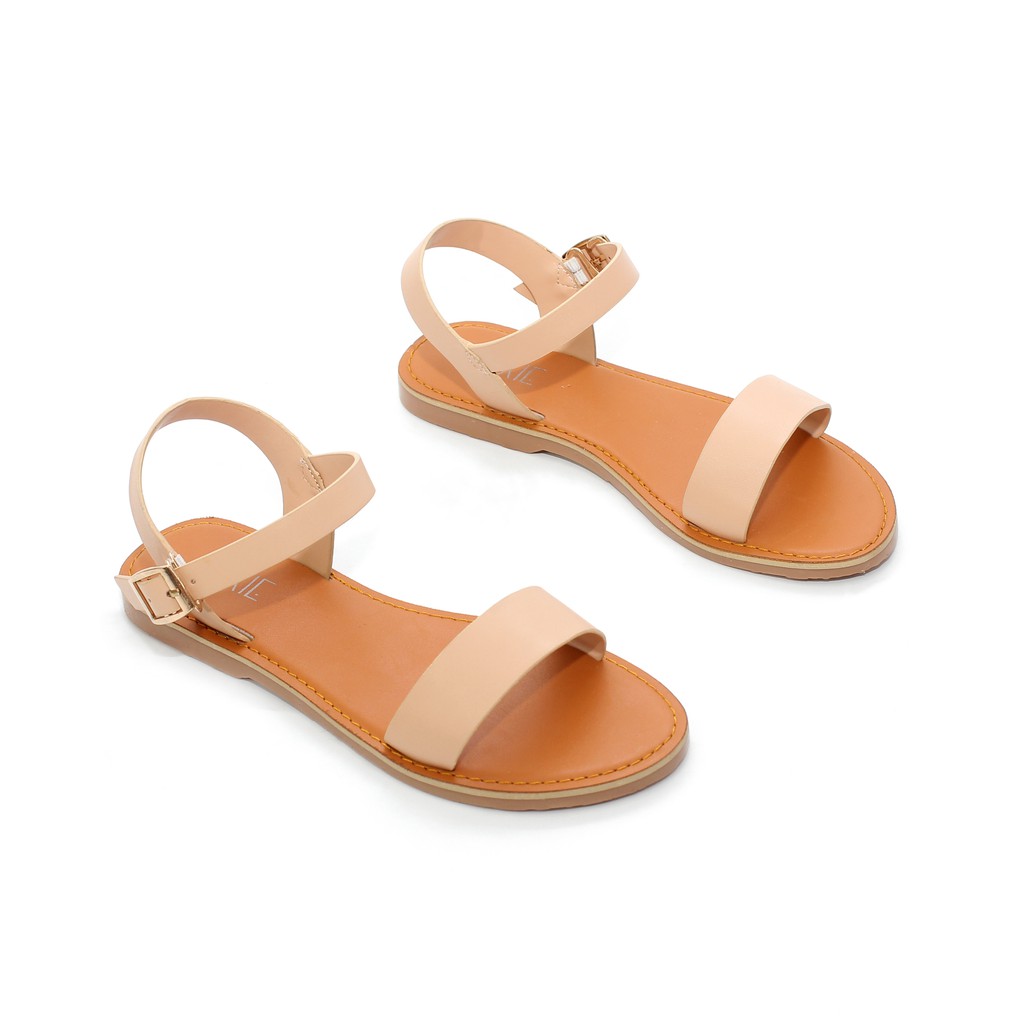 Giày Sandal Bệt Quai Ngang Pixie X555