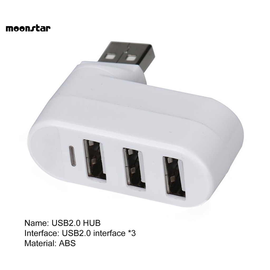 MS   Lightweight Splitter Cable Hub USB2.0 Mini Expansion Dock High Performance for Camera