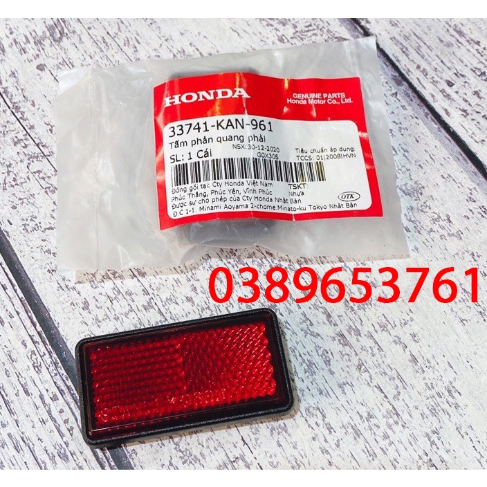 Miếng/ Tấm phản quang đuôi dè sau AB 2020/ AB 110 đời đầu/ Winner v1/ Winner X/ Sonic/ Vision110 đời đầu/ Future Neo đời
