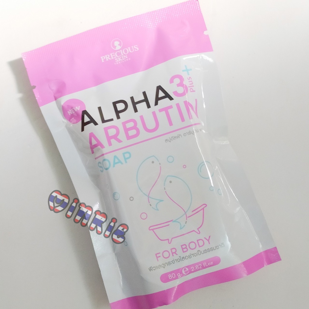 Xà phòng body trắng da Alpha Arbutin 3plus+ mẫu mới nhất 80g - Thái Lan