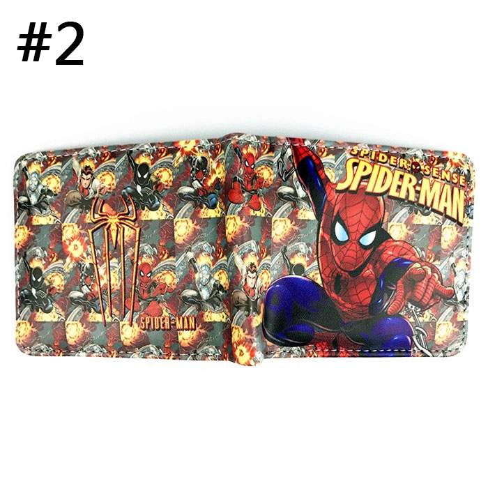 Ví ngắn có in hình người nhện độc đáo