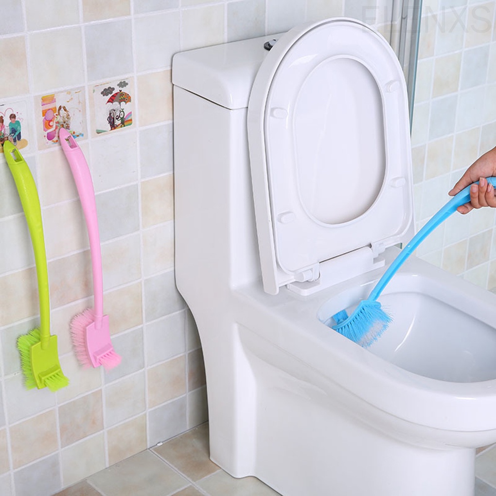Ultra Bàn Chải Vệ Sinh Toilet Tay Cầm Dài Bằng Nhựa Có Lỗ Treo Tiện Dụng