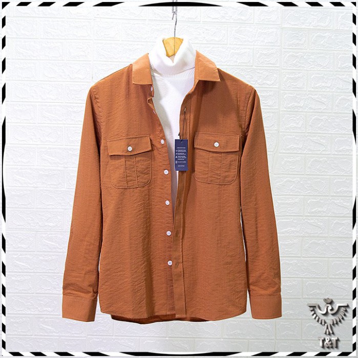 Áo sơ mi nam chất đũi xước phong cách trẻ trung đẹp | BigBuy360 - bigbuy360.vn