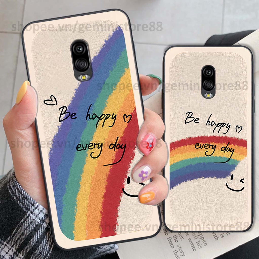 Ốp Samsung J7 Plus / J7+ in hình cô gái be happy trẻ trung cá tính năng động