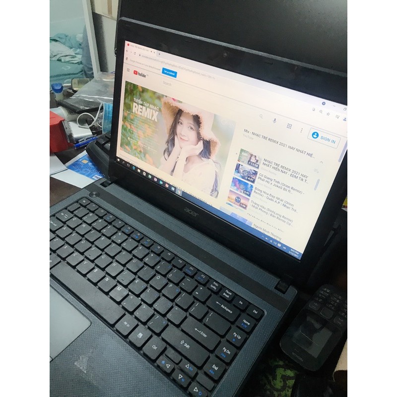 Laptop acer 4739 Pin 4Giờ cpu i3, Ram 4gb, Hdd 750gb, mình mua nhưng ít xài bán rẻ