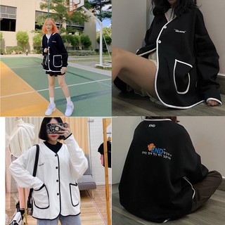 Áo Khoác Cardigan END PAYCE TÚI VIỀN nỉ da cá ULLZANG Nam Nữ - CUTE-ZOO