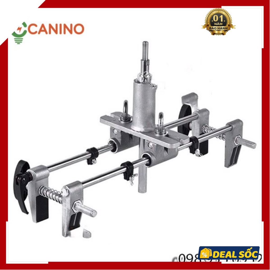 Bộ dụng cụ phay lỗ khóa cửa V2 Canino ( phiên bản nâng cấp) Chất Thép Cacbon có độ cứng cao, Bảo hành 2 năm