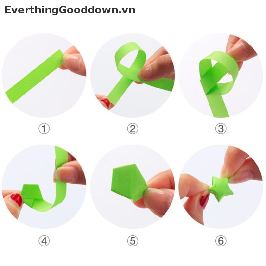 Set 136 X Giấy Gấp Sao May Mắn