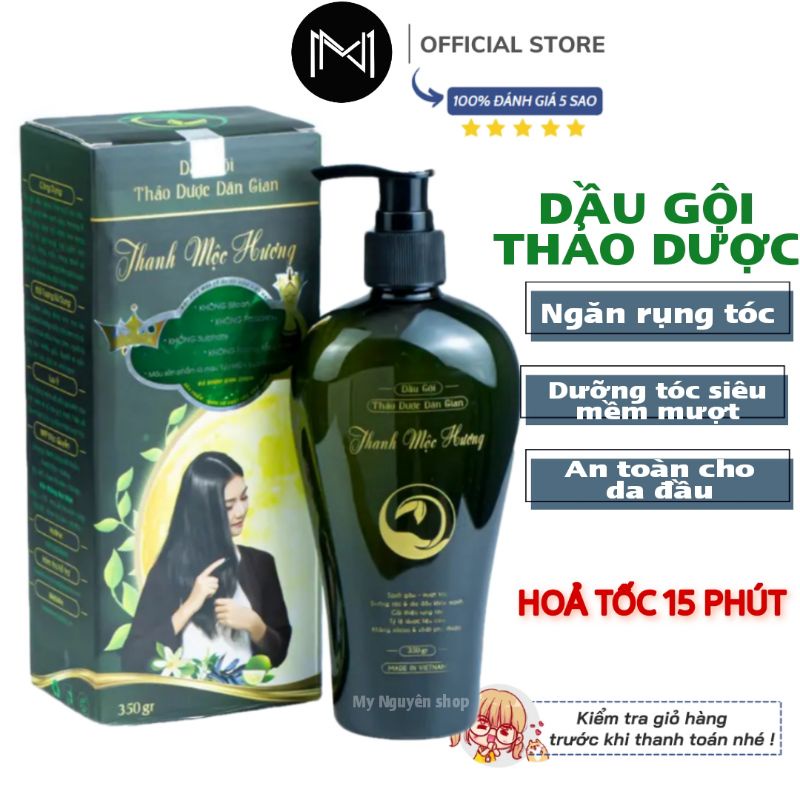 Dầu gội thanh mộc hương thảo dược sạch gàu, nấm ngứa, chống, ngăn rụng tóc, mọc tóc