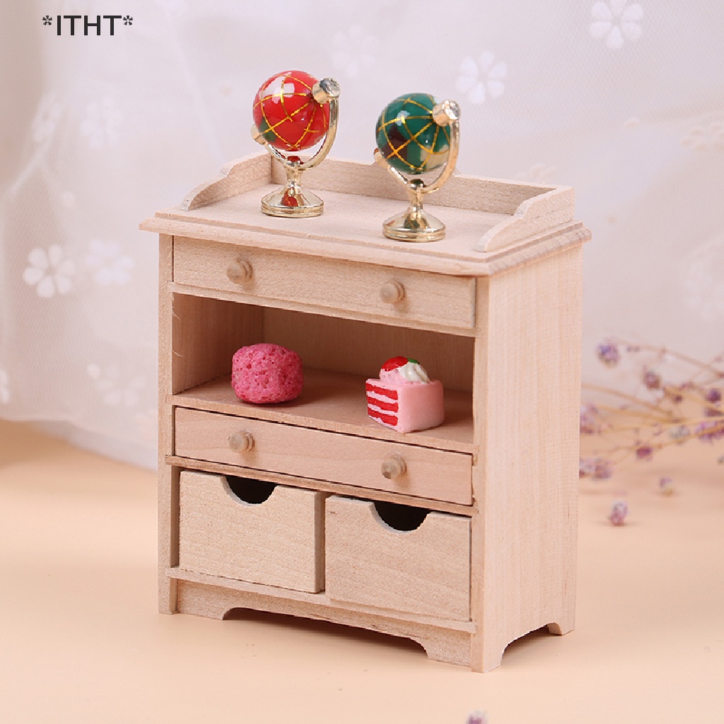 Mô Hình Tủ Nội Thất Trang Trí Nhà Búp Bê Tỉ Lệ 1: 12