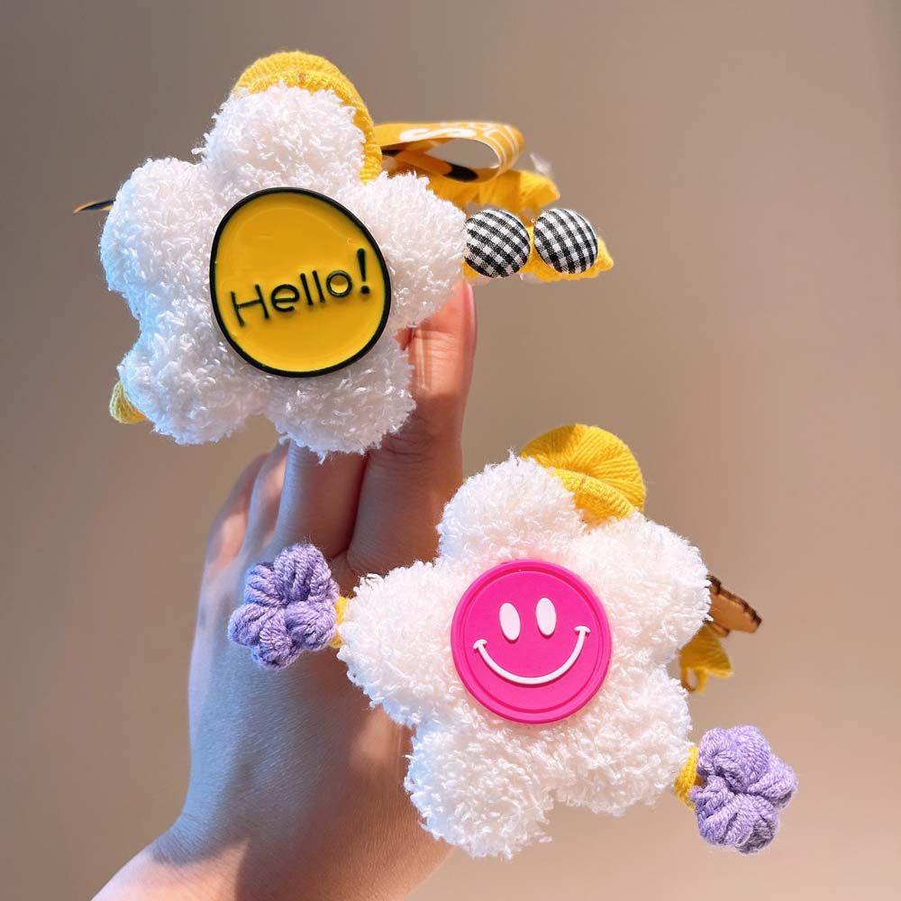 Kẹp Tóc Hình Mặt Cười Hoạt Hình Bằng Acrylic 15H Xinh Xắn