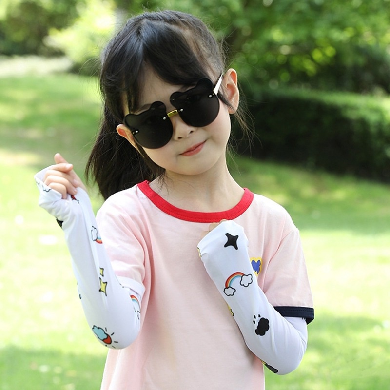 Găng tay chống nắng họa tiết trái cây đáng yêu giữ ấm cho bé trai và bé gái