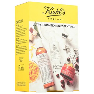 Set Kiehl's Ultra-Brightening Essentials trắng da (3 sản phẩm)