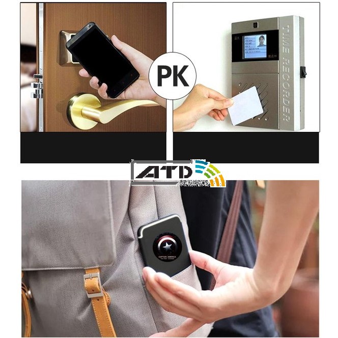 Thẻ từ dán RFID hình 125KHz Sao chép được thẻ từ ra vào, thẻ thang máy có tần số 125KHz