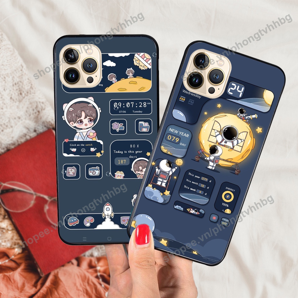 Ốp lưng Iphone 13-IPHONE 13 PRO-IPHONE 13 PRO MAX phi hành gia hoạt hình 3D cute giá rẻ