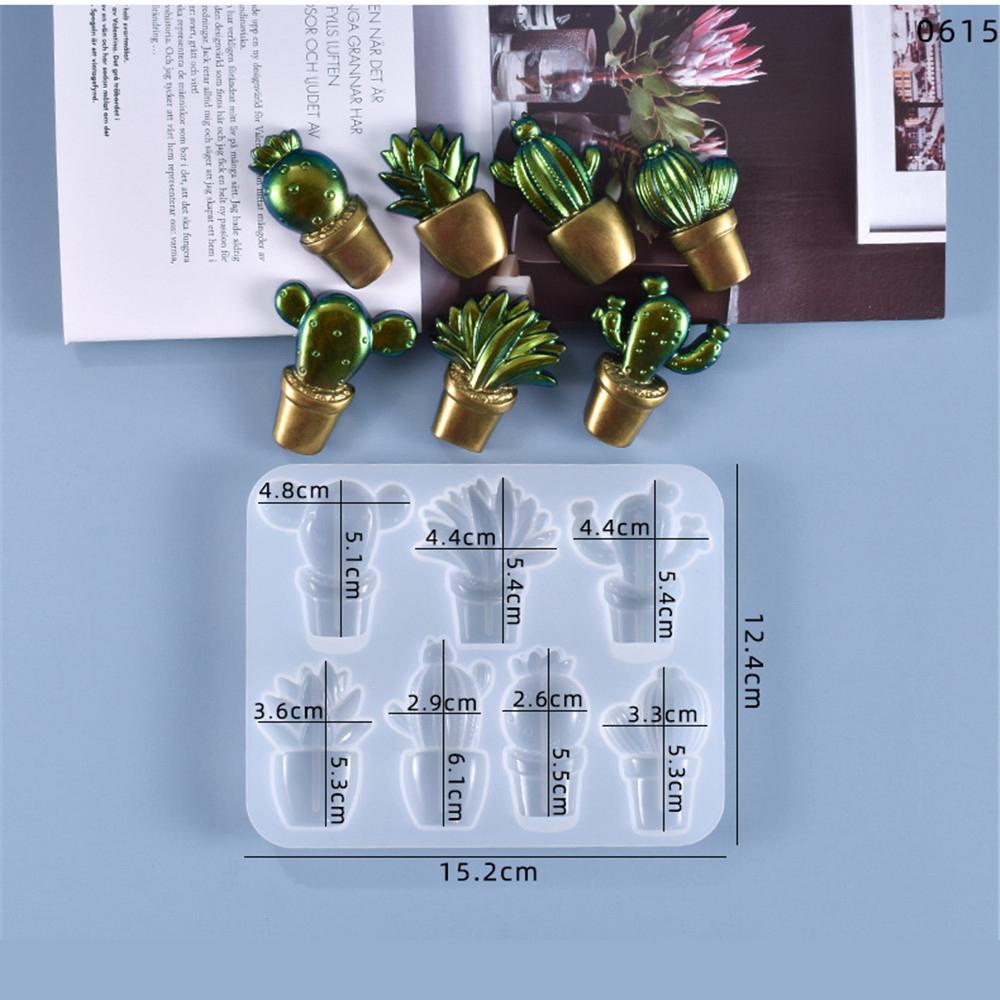Khuôn Silicone Hình Cây Xương Rồng Dùng Làm Trang Sức DIY