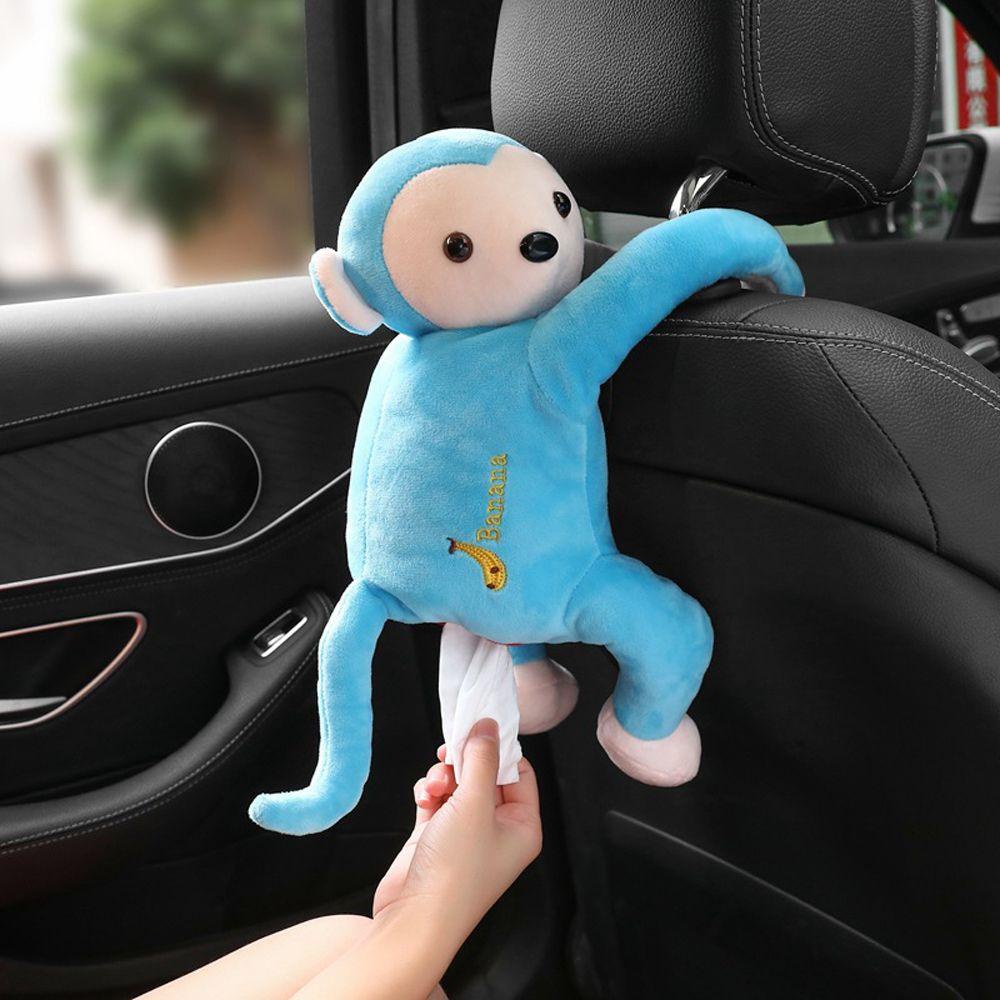Hộp Đựng Khăn Giấy Hình Chú Khỉ Hoạt Hình Sáng Tạo Giá Đỡ