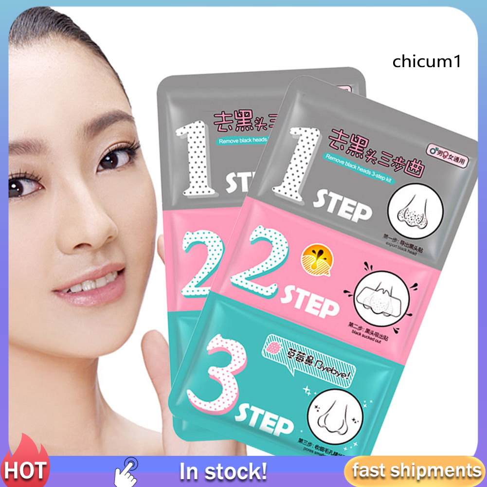 Bộ mặt nạ lột mụn đầu đen làm sạch lỗ chân lông hiệu quả