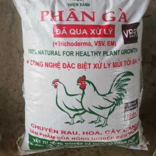 Phân gà đã qua xử lý dạng bột bao 15dm3