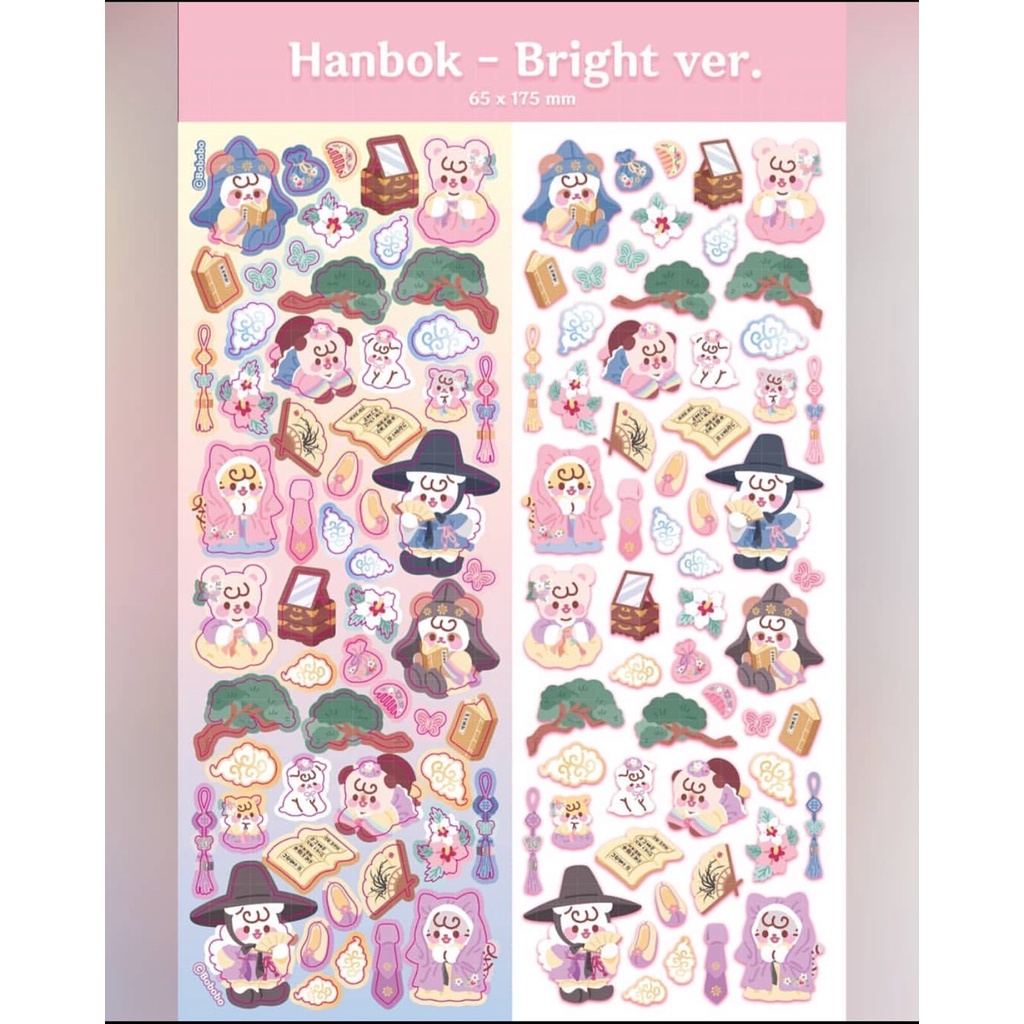 Sticker hình hoạt hình dễ thương trang trí DIY