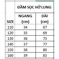 ĐẦM THUN SỌC HỞ LƯNG PHÍA SAU IN HÌNH SIÊU DỄ THƯƠNG DÀNH CHO BÉ GÁI