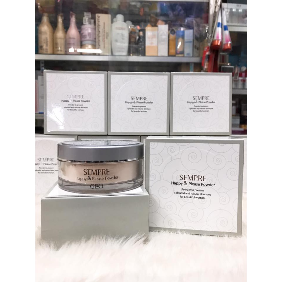 Phấn Phủ Kiềm Dầu - Dạng Bột - GEO SEMPRE Happy & Please Powder Hàn Quốc | BigBuy360 - bigbuy360.vn