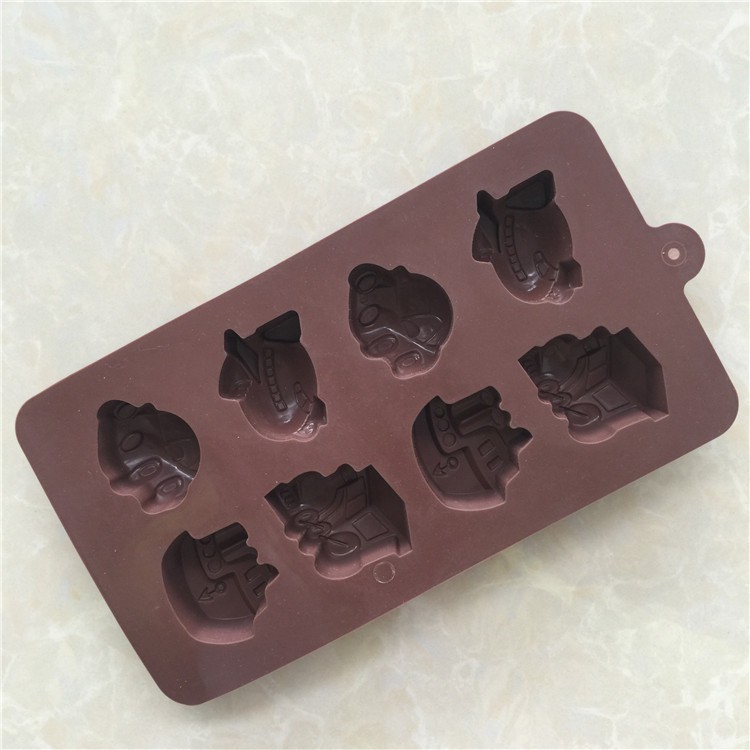 Khuôn silicon làm socola, chíp chíp, thạch viên