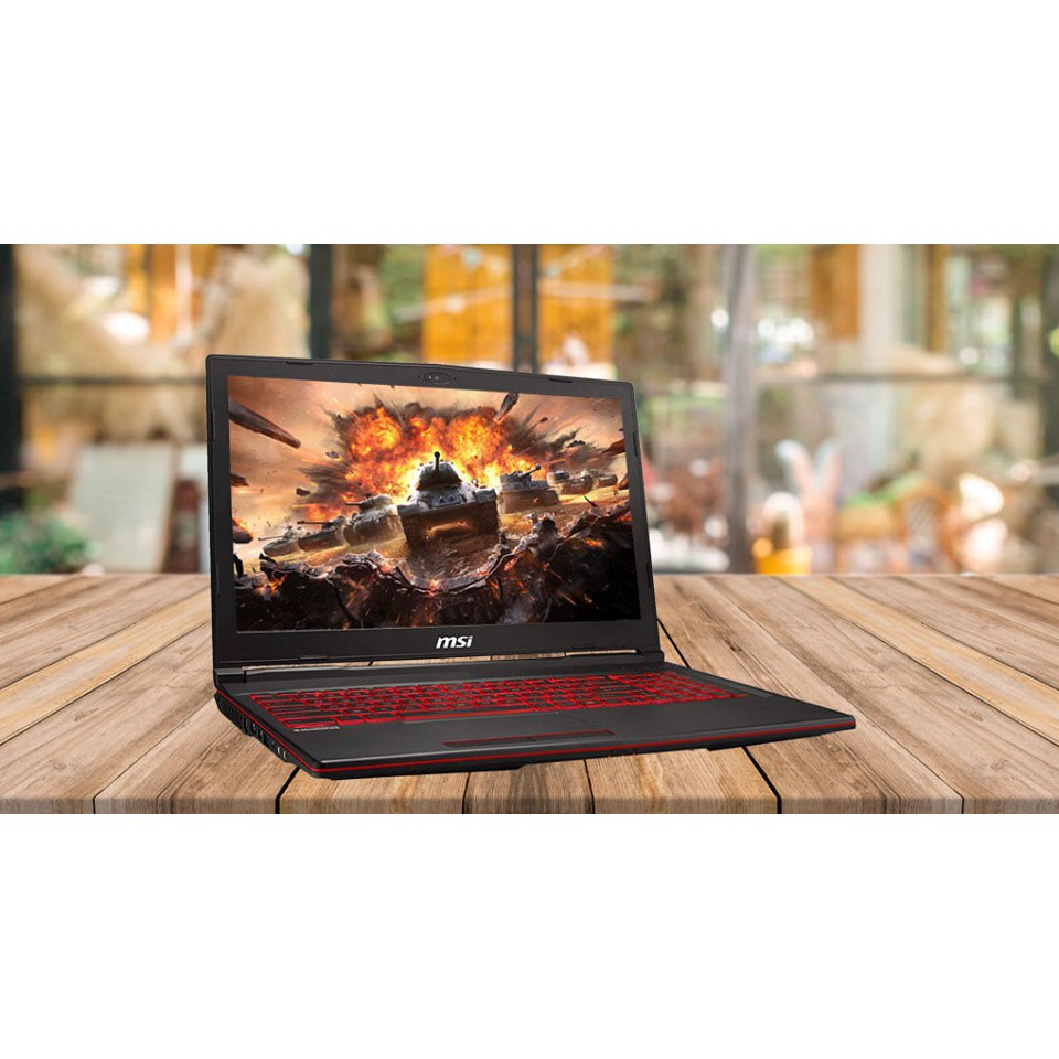 Laptop Xách Tay Gaming MSI GL63-8RC (Core I7-8750H 12CPU, Ram 16GB, SSD NVMe 128GB + HDD 1TB