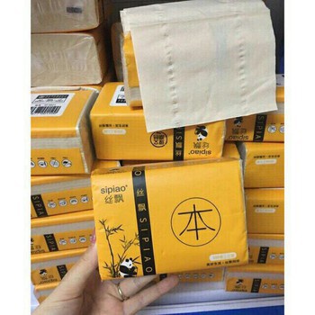 THÙNG 30 GÓI GIẤY ĂN GẤU TRÚC SIPAO SIÊU DAI