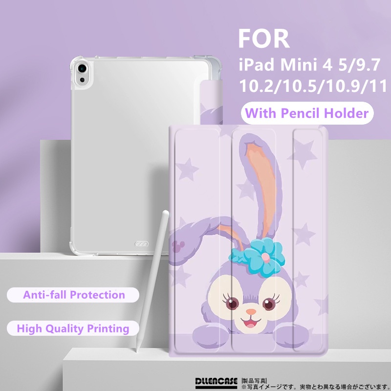 Ốp da máy tính bảng Dllencase có ngăn đựng bút thích hợp cho iPad 2021 Pro 11 2019 2020 10.2 7/8th Generation 2018 9.7