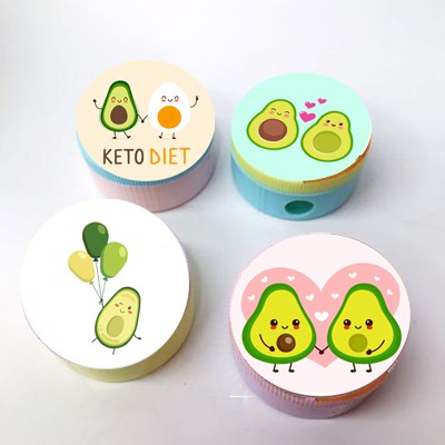 Gọt bút chì quả bơ GBTI13 gọt bút chì avocado cute dễ thương idol kpop