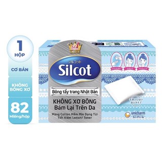 [SILCOT] Bông tẩy trang Silcot 82 miếng/hộp