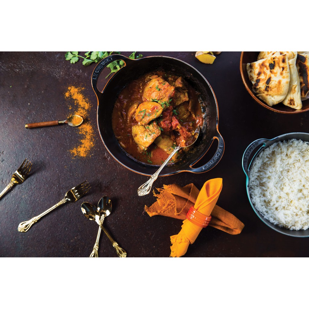 CHẢO GANG LE CREUSET BALTI 20CM, MÀU CAM