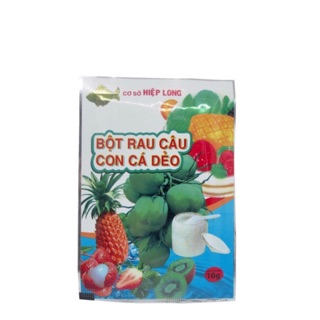 Thạch rau câu con cá dẻo, rong biển tự nhiên - 1 gói 10gr