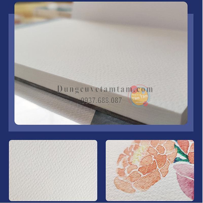 Sổ vẽ màu nước Potentate 100% Cotton, 20 tờ - Sô chuyên vẽ màu nước cao cấp -  water color pad - Dụng cụ vẽ Tâm Tâm