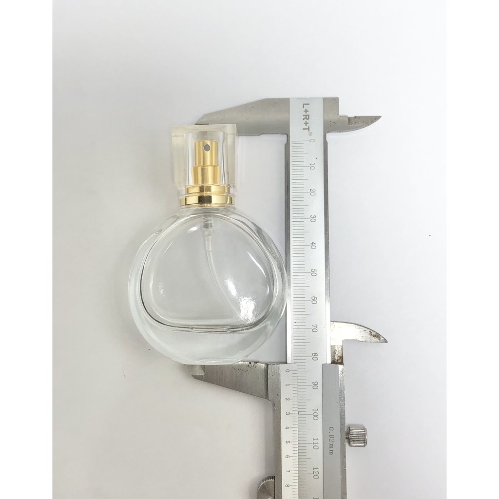 VỎ CHAI NƯỚC HOA THUỶ TINH 30ML TRÒN