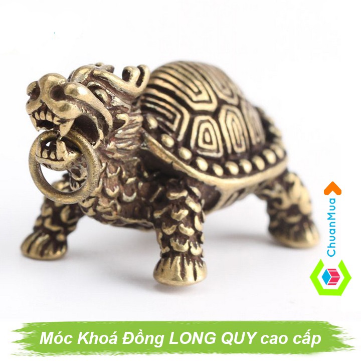 Móc Khóa Đồng LONG QUY cao cấp, Móc chìa khóa xe, Balo,..