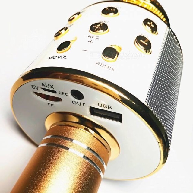 Micro karaoke Bluetooth WS - 858 Hàng loại 1 cao cấp - chính hãng