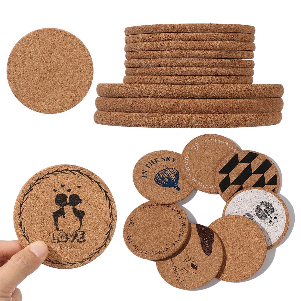 Đế Lót Ly Bằng Gỗ Bần Tiện Dụng Cho Nhà Bếp