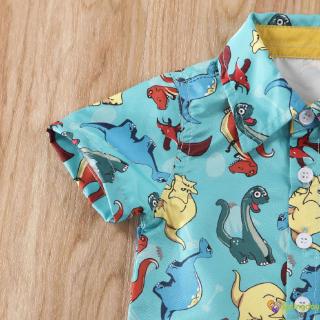 Set Áo Sơ Mi Polo + Quần Short Cho Bé Trai