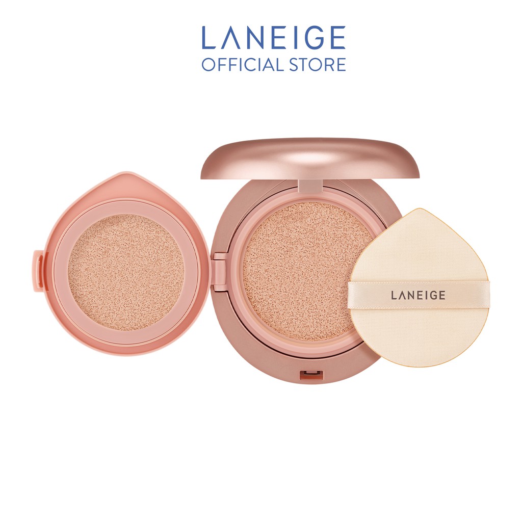 Kem phấn nền 2 lần che phủ Laneige Layering Cover Cushion & Concealing Base (16.5g)