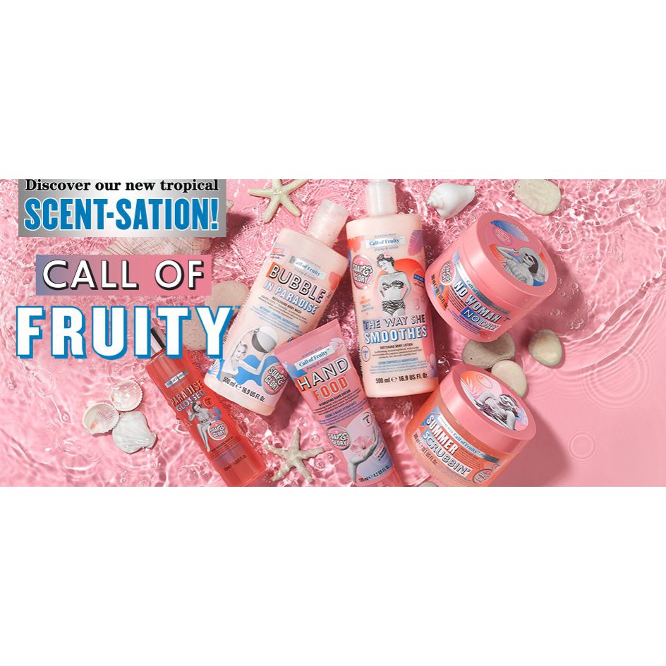 Sữa dưỡng thể Soap and Glory Call of Fruity The Way She Smoothes Softening Body Lotion 500ml