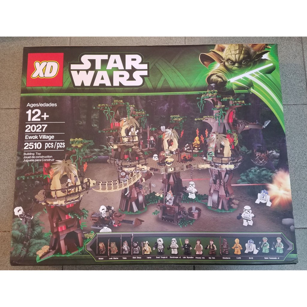 Lego Star Wars - Lepin 05047, XD 2027 ( Xếp Hình Ngôi Làng Ewok Village 2510 khối )
